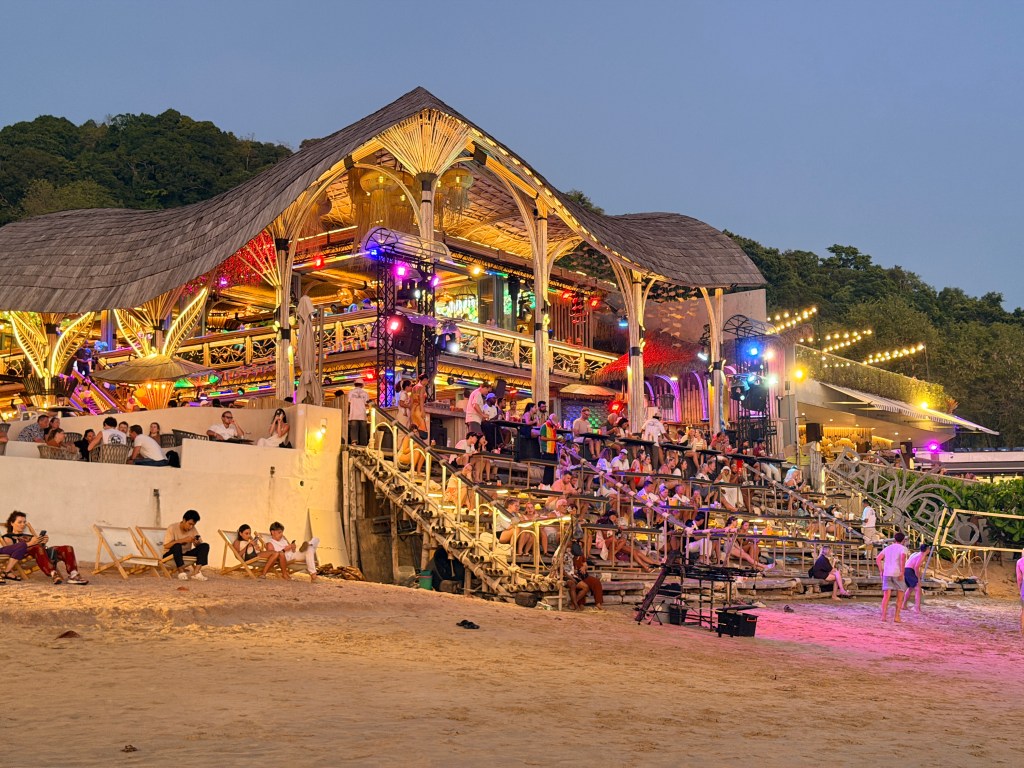 Krabi fire show Au Nang