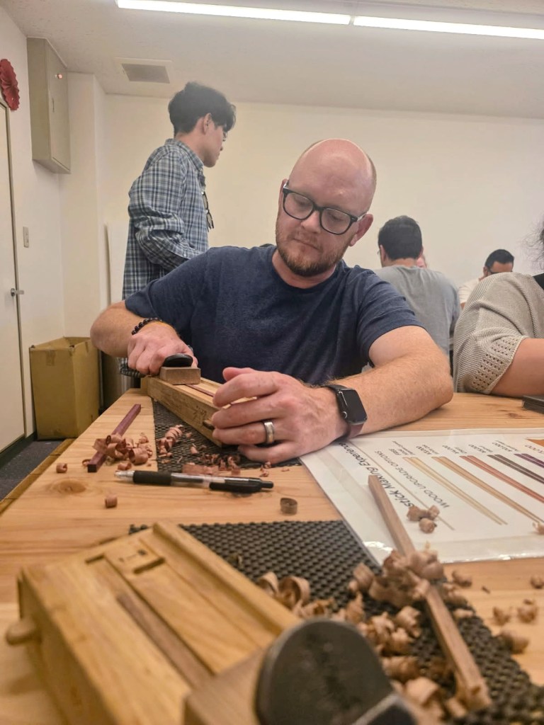 Chopstick making Kyoto